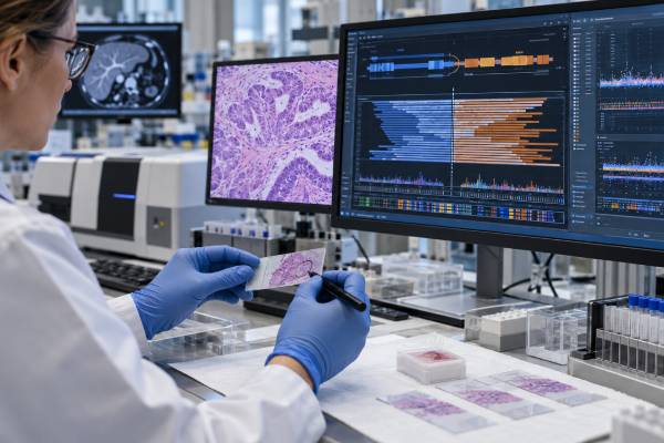 FGFR2 fusion testing identifies actionable rearrangements in intrahepatic cholangiocarcinoma. Learn positive-result meaning, RNA vs DNA testing, targeted therapy, and resistance.