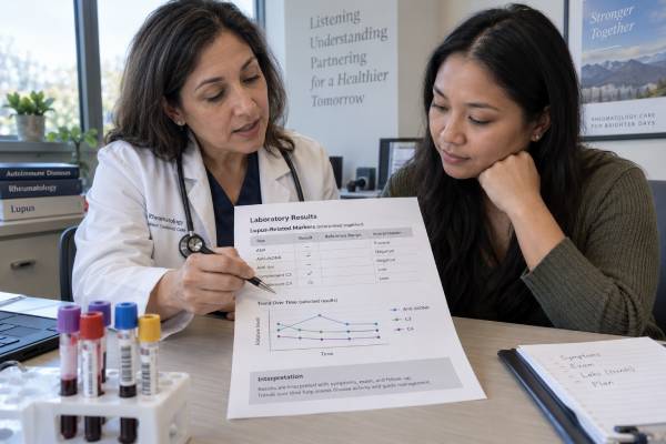 Lupus Blood Test Panel: ANA, Anti-dsDNA, Anti-Sm, Complement, and Disease Activity Understand a lupus blood test panel, including ANA, anti-dsDNA, anti-Smith, C3, C4, CH50, urine tests, diagnostic patterns, and disease-activity monitoring.