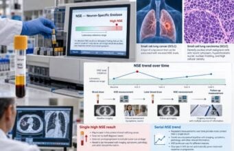 NSE Test for Lung Cancer: Small Cell Lung Cancer Marker, High Levels, and Monitoring Learn what an NSE blood test means in small cell lung cancer, why levels can be high, how hemolysis causes false elevations, and how serial NSE trends may support treatment and recurrence monitoring.