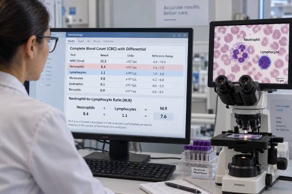 Neutrophil-to-Lymphocyte Ratio (NLR) Test Inflammation, Immune Stress, High Ratio, and Meaning Understand what the neutrophil-to-lymphocyte ratio means, why NLR may be high, how inflammation and immune stress affect it, and why context matters.