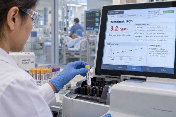 Procalcitonin Test: Bacterial Infection, Sepsis Risk, High Levels, and Interpretation Learn how the procalcitonin test supports bacterial infection and sepsis assessment, what high and low levels mean, and how trends can guide antibiotics.