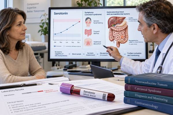 Learn what the ROMA ovarian cancer risk test measures, how CA-125, HE4, and menopause status affect the score, what high risk means, and why ROMA is not a screening test.