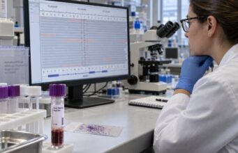 Understand RUNX1 mutation testing in AML and MDS, including modern WHO/ICC classification, ELN risk, prognosis, somatic versus germline findings, VAF limits, MRD context, and follow-up.