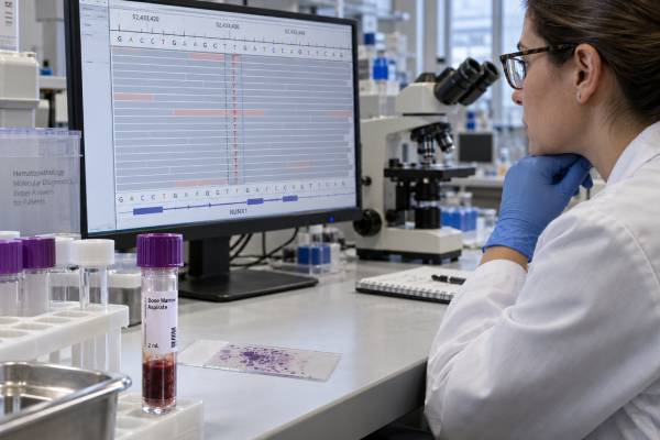 RUNX1 Mutation Test: AML, Myelodysplastic Syndrome, Mutation Status, and Prognosis Understand RUNX1 mutation testing in AML and MDS, including modern WHO/ICC classification, ELN risk, prognosis, somatic versus germline findings, VAF limits, MRD context, and follow-up.