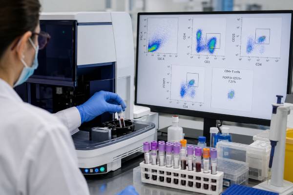 Regulatory T-Cell Test: Tregs, Immune Tolerance, Autoimmunity, and Meaning Understand how regulatory T-cell testing measures CD4 CD25-high CD127-low FOXP3-positive cells, what low or high Tregs may mean, and why IPEX requires genetic confirmation.