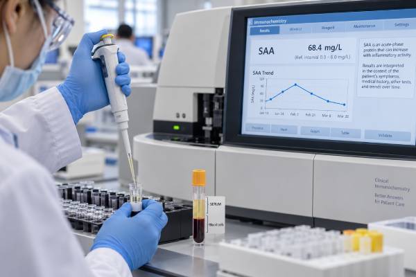 Serum Amyloid A (SAA) Test: Acute Inflammation, High Levels, and Disease Activity Learn what a serum amyloid A test measures, why SAA rises in acute inflammation, how it tracks disease activity, and when persistent elevation raises AA amyloidosis concern.