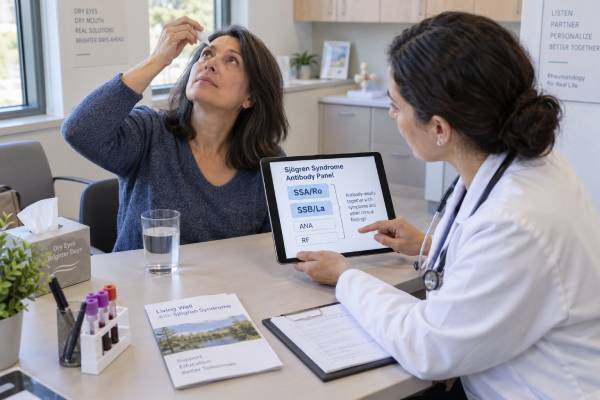 Sjogren Syndrome Antibody Panel: SSA/Ro, SSB/La, ANA, RF, and Diagnosis Understand how SSA/Ro, SSB/La, ANA, rheumatoid factor, gland tests, and systemic blood markers are combined to diagnose and monitor Sjögren disease.