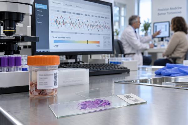 Tumor Mutational Burden (TMB) Test Genomic Score, Mutation Load, and Immunotherapy Marker Meaning Understand a tumor mutational burden (TMB) result, including mut/Mb scoring, TMB-high meaning, the 10 mut/Mb cutoff, immunotherapy relevance, and important assay limitations.