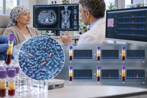 Learn what a ctDNA MRD test means, how tumor-informed and tumor-naive testing differ, and how positive or negative results relate to cancer recurrence risk.
