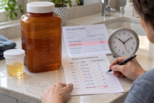 Learn how missed urine, overcollection, low creatinine, timing mistakes, storage, and preservatives can affect 24-hour urine test accuracy and interpretation.