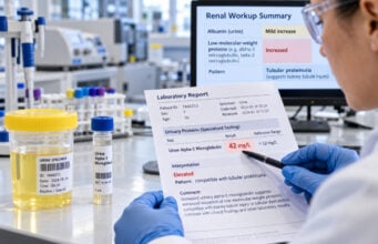 Alpha-1 Microglobulin Urine Test: Tubular Proteinuria and Kidney Tubule Injury Learn what urine alpha-1 microglobulin shows, how it detects proximal tubule dysfunction, what high levels may mean, and how results are interpreted.