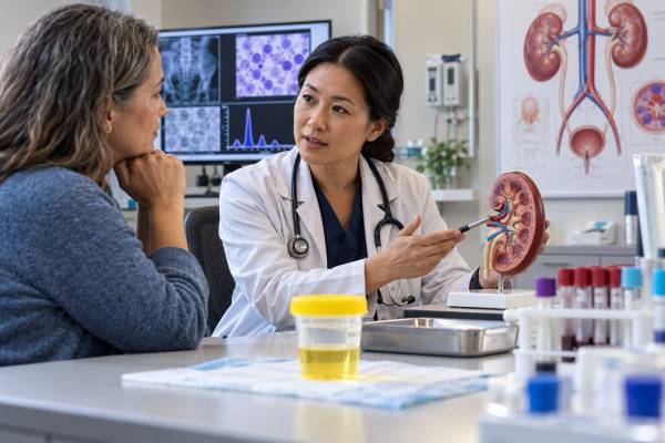 Learn what Bence Jones protein in urine means, how monoclonal kappa or lambda light chains are tested, and how results relate to multiple myeloma, kidney risk, and follow-up.
