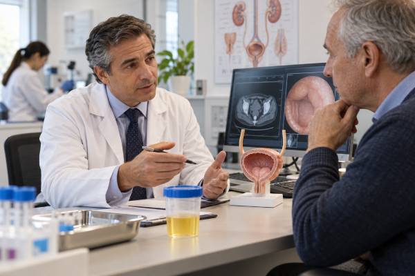 Learn how the quantitative BTA TRAK urine test relates to bladder cancer, what elevated values may mean, why false positives occur, and how it fits into recurrence monitoring.