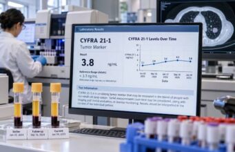 Learn how the cytokeratin 19 fragment 21-1 (CYFRA 21-1) test is used in lung cancer, what high levels can mean, common non-cancer causes, reference ranges, and why serial trends matter.