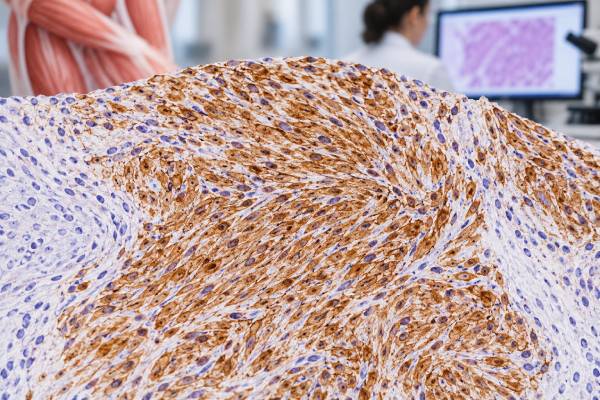 Desmin IHC Test: Muscle Tumor Marker, Sarcoma Classification, and Positive Staining Learn how desmin IHC staining helps identify muscle differentiation, classify smooth-muscle and skeletal-muscle tumors, and guide sarcoma diagnosis.