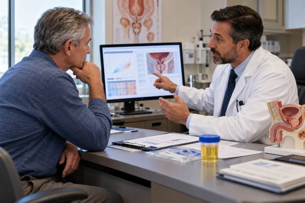 ExoDx Prostate Test: Urine Exosome Biomarkers, Prostate Cancer Risk, and Result Meaning Understand the ExoDx Prostate urine test, including exosome RNA markers, the 15.6 risk cutoff, accuracy, biopsy decisions, MRI use, and result meaning.