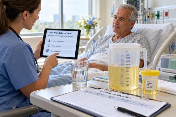 Fluid Balance Urine Test Panel: Osmolality, Sodium, Creatinine, and Hydration Status Understand how urine osmolality, sodium, and creatinine work together to assess hydration, kidney concentration, hyponatremia, polyuria, and fluid balance.