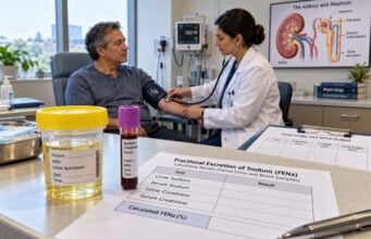 Learn how FENa is calculated, what values below 1% or above 2% can mean, when diuretics and CKD make it unreliable, and how it fits into acute kidney injury evaluation.