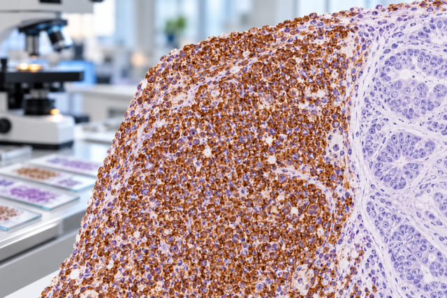 Understand CDX2 IHC positivity in colorectal and GI cancers, including nuclear staining, metastatic tumor-origin panels, CDX2-negative colorectal cancer, and key pitfalls.
