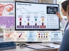 Inhibin B Test for Ovarian Cancer: Granulosa Cell Tumor Marker, Recurrence, and Monitoring Learn how inhibin B is used to detect and monitor ovarian granulosa cell tumors, what high results can mean, how the marker can signal recurrence, and why serial trends and menopausal status matter.