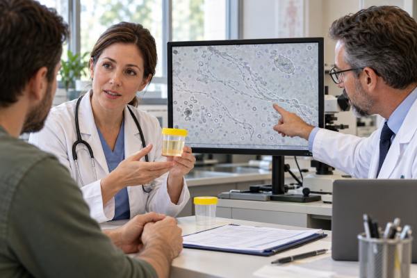 Mucus Threads in Urine Normal Finding, High Levels, Infection, and Meaning Mucus threads in urine are often normal in small amounts. Learn what high mucus may mean, how UTI and contamination affect results, and when follow-up is needed.