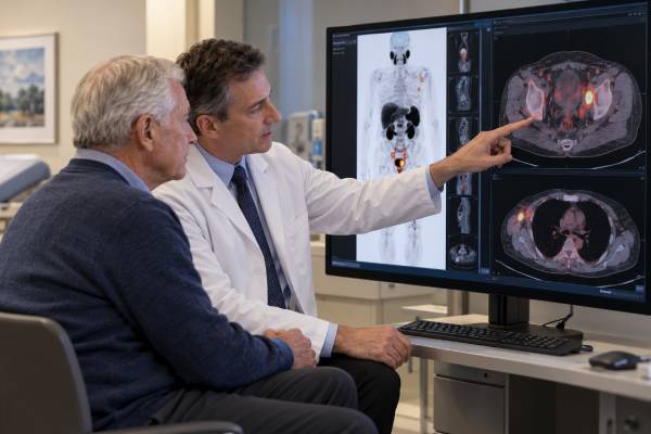 PSMA Test: Prostate-Specific Membrane Antigen, Imaging Marker, and Metastatic Disease PSMA PET uses prostate-specific membrane antigen targeting to stage prostate cancer, detect biochemical recurrence, find metastases, and guide selected PSMA radioligand treatments.