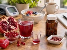 Pomegranate Extract vs Juice: Heart Benefits, Sugar Concerns, and Best Timing Compare pomegranate extract vs juice for heart health, including blood pressure evidence, sugar and calorie tradeoffs, effective portions, timing, and medication safety.