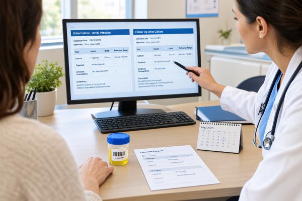 Post-Treatment Urine Culture Test: Persistent UTI, Test of Cure, and Follow-Up Learn when a post-treatment urine culture is useful after UTI therapy, what persistent or recurrent symptoms mean, how to interpret test-of-cure results, and when follow-up needs urgent care.