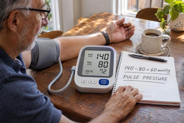 Pulse Pressure Explained: The BP Number People Ignore and What It Can Signal Pulse pressure is the gap between systolic and diastolic blood pressure. Learn what wide or narrow values can signal, how age affects the number, and when to seek care.