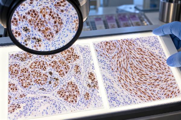 SOX10 IHC Test: Melanoma, Nerve Sheath Tumor, Tumor Origin, and Positive Staining Learn what SOX10 IHC positive nuclear staining means in melanoma and nerve sheath tumors, major non-melanoma pitfalls, companion markers, and limitations.
