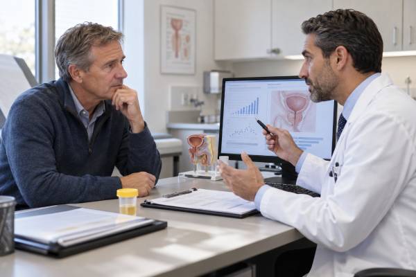 Understand what the SelectMDx urine test measures, how HOXC6 and DLX1 gene markers affect prostate cancer risk estimates, and what positive or negative results may mean.