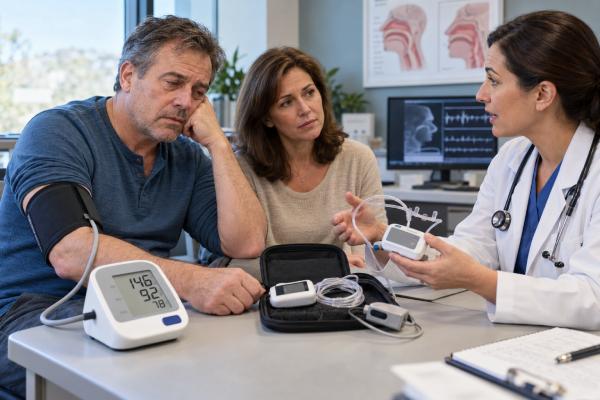 Sleep Apnea Symptoms: Snoring, Fatigue, and Blood Pressure Links Learn the key symptoms of sleep apnea, why snoring and fatigue can signal breathing pauses, and how obstructive sleep apnea can contribute to high blood pressure.