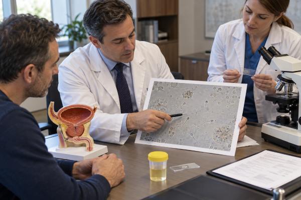 Sperm in Urine Test: Retrograde Ejaculation, Sample Finding, and Meaning Sperm in urine can be normal after ejaculation or may suggest retrograde ejaculation in the right setting. Learn causes, post-ejaculatory urine testing, fertility effects, and follow-up.