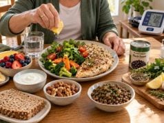 The DASH Diet for Blood Pressure: How It Works and What to Eat The DASH diet can lower blood pressure by emphasizing vegetables, fruit, whole grains, low-fat dairy, beans, nuts, and lean proteins while reducing sodium and highly processed foods.