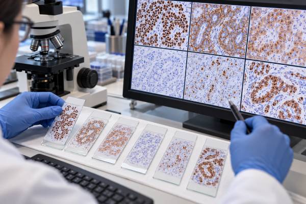 Tumor Immunohistochemistry (IHC) Panel: Protein Markers, Tumor Origin, Cancer Type, and Diagnosis Learn how tumor IHC panels use protein markers to establish lineage, narrow cancer origin, classify tumors, avoid pitfalls, and guide further molecular testing.