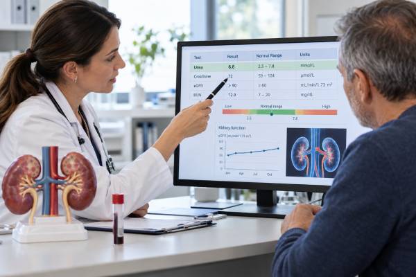 Learn how to interpret a urea blood test, including normal ranges, BUN conversion, high and low causes, dehydration, kidney function, creatinine ratios, and uremia.