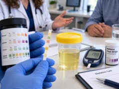 Urinalysis for Diabetes: Glucose, Ketones, Protein, Specific Gravity, and Meaning Learn how urinalysis is used in diabetes, including urine glucose, ketones, protein, albumin, specific gravity, DKA warning signs, and kidney follow-up.