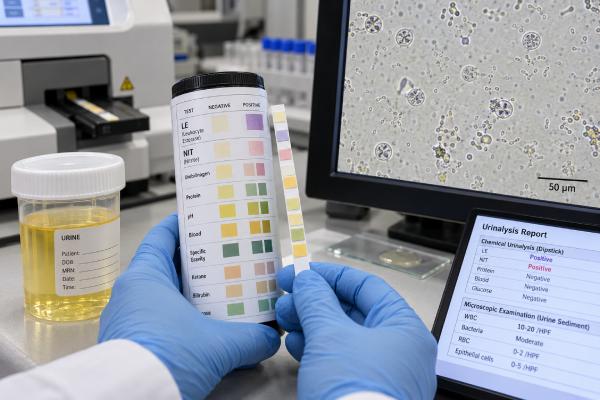 Urinalysis for UTI: Leukocyte Esterase, Nitrites, WBCs, Bacteria, and Meaning Understand leukocyte esterase, nitrites, WBCs, bacteria, and other urinalysis findings for UTI, including common result patterns, false positives, and when culture is needed.