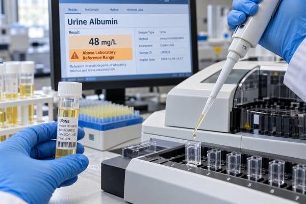 Urine Albumin Test: Albuminuria, Kidney Disease, Normal Range, and Meaning Learn how urine albumin testing and uACR detect kidney damage, what A1–A3 ranges mean, common causes of albuminuria, temporary elevations, CKD risk, and follow-up steps.