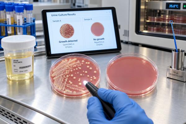 Urine Culture Test: Positive, Negative, Bacteria, Colony Count, and Meaning Understand urine culture results, including positive and negative findings, bacteria, CFU colony counts, mixed flora, contamination, and antibiotic susceptibility.