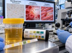 Urine Hemoglobin Test: Positive Result, Blood, Hemolysis, Myoglobin, and Meaning Understand urine hemoglobin test: positive result, blood, hemolysis, myoglobin, and meaning, including what the result measures, common causes, false results, confirmatory testing, and when medical follow-up matters.
