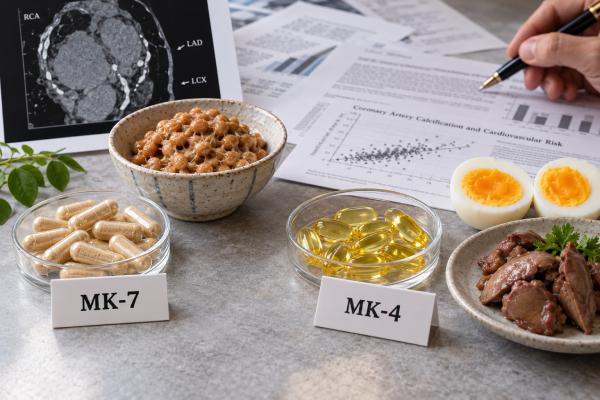 Vitamin K2 may affect calcification-related proteins, but evidence that MK-7 or MK-4 reverses artery calcium is limited. See what clinical studies actually show.