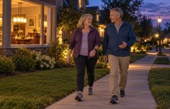 Walking after dinner can blunt post-meal blood sugar and add heart-healthy activity. Learn the best timing, pace, duration, sleep effects, and important safety cautions.