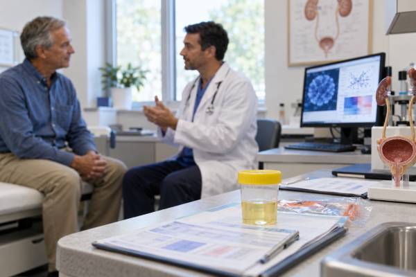 Understand the Xpert Bladder Cancer Monitor urine test, its five mRNA gene markers, positive and negative result meaning, recurrence accuracy, and role alongside cystoscopy.