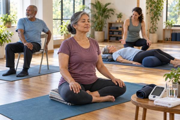 Learn how yoga may help lower blood pressure, which styles are best, how often to practice, and which poses, breathing methods, and precautions matter most for hypertension.